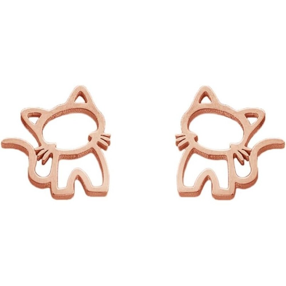 New Zenro Teen Girls Cute Animal Cartilage Pierced Hypoallergenic Stud Earrings